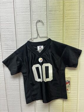 NFL Pittsburgh Steelers 3T Toddler Jersey #00 NWT NEW With Tags Football Kids